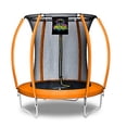 thumbnail image 1 of Moxie™ Pumpkin-Shaped Outdoor Trampoline Set with Premium Top-Ring Frame Safety Enclosure, 6 FT - Orange, 1 of 1