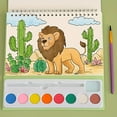 thumbnail image 2 of SUGARMOM Travel-Friendly Watercolor Paint-by-Numbers Kit for Youngsters - 24 Sheets with Brushes  Cartoon-Themed Art Set  Perfect for Birthday & Christmas Gifts, 2 of 7