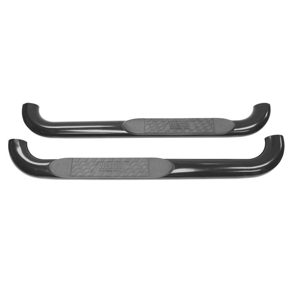 Westin 21-2325 Platinum 4" Oval Nerf Step Bars - Black Powdercoat Finish Fits select: 2002-2003 DODGE RAM 1500, 2004-2005 DODGE RAM 2500