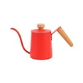 thumbnail image 1 of Drip Coffee Kettle, Gooseneck Kettle, Slim Drip Kettle, Pour Over Coffee Kettle, red, 1 of 9
