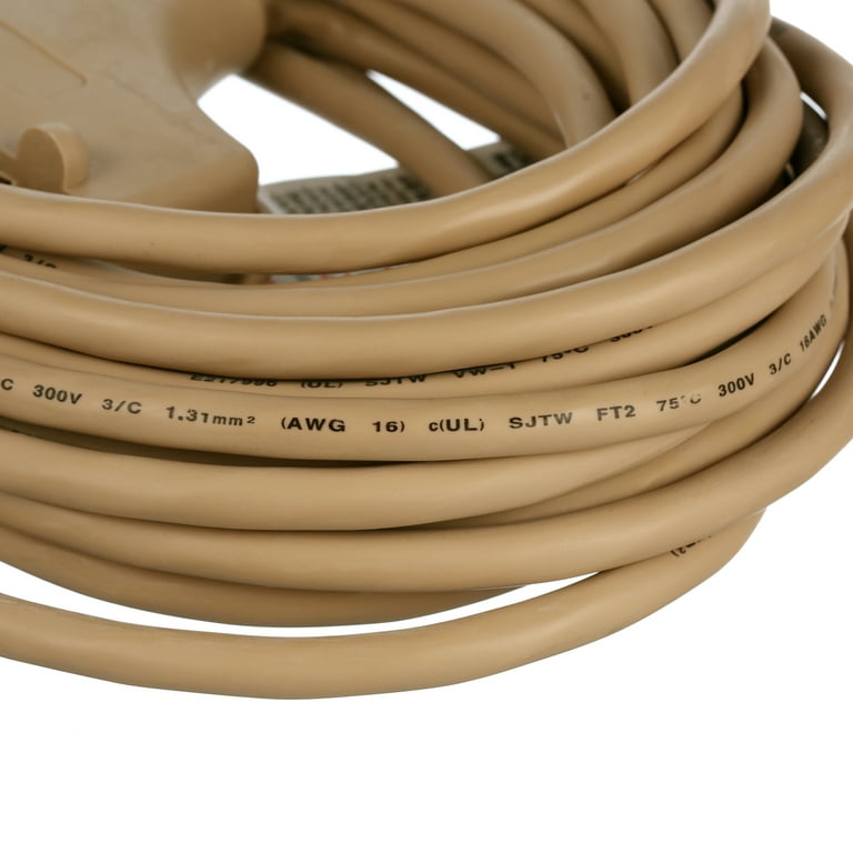 Coleman Cable 02357 16/3 40' Beige Tri-Source Outdoor Landscape