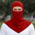 thumbnail image 4 of Trgacdwlo Balaclava Mask Motorcycle Summer Thin Cooling Uv Protection Neck Gaiter for Men Women Balaclava Face Mask Red, 4 of 4
