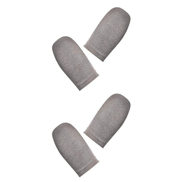 Methold 10 Uds guantes para la punta del dedo pantalla táctil del teléfono móvil manga de nailon para la punta del dedo guantes transpirables para Plegable 2piezas