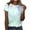 Multicolor, variant on T Shirts for Women Women's Casual Letter Print Pullover Short Sleeve T-Shirt Shirt