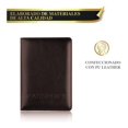 thumbnail image 4 of Estuche Vedicci Porta Pasaporte de Viaje Cartera de Viaje de Piel Pu marron Vedicci PPRTE-CF, 4 of 4