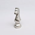 thumbnail image 4 of Expobazaar Decorative Chess Horse Sculpture | Hammered Nickel Finish | Elegant Table Accent | 5.5x5.5x14", 4 of 6