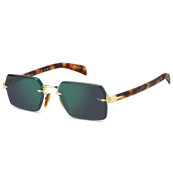 David Beckham - DB 7109/S, Squared metal men GOLD HAVANA/BLUE