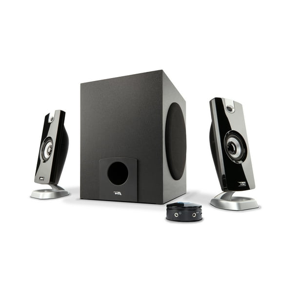 Cyber Acoustics CA-3090RB 2.1 Speaker System - 9 W RMS - Black