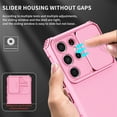 thumbnail image 4 of JTCASES for Samsung Galaxy S23 Ultra Case, Sliding Camera Cover & Foldable Kickstand Shockproof Corners Anti-fall Rugged Anti-slip PC TPU Heavy Duty Protective Hybitd Shell - Pink, 4 of 12