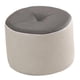 thumbnail image 4 of Taburete pequeño para pies, puf otomano, decorativo, cómodo, para cambiar zapatos, moderno Gris y beige, 4 of 9