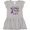 AC-Heather Grey, variant on Thankful and Blessed Inspirational Saying with Flowers Girls Toddler Dress
