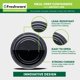 thumbnail image 5 of Freshware - Contenedores para comida, con tapa, libres de BPA, apilables, aptos para el microondas/lavavajillas/congelador, control de porciones para 21 fías, 680g. multiuso, 30 Pack, 28oz, 5 of 9