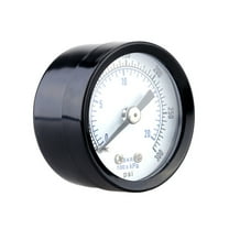 GOOHOCHY Utility Vacuum Pressure Gauge for Air Compressor Water Oil Gas 0-300PSI 0-20BAR