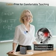 thumbnail image 3 of Portable Voice Amplifier with Wireless Magnetic Lavalier Mic – Built-in Charging & Storage, Clear Sound Lapel Microphone for Teachers, Classroom, Speech, Training & Elderly Use, 3 of 7