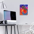 thumbnail image 4 of Epic Art 'Fenghuang Chinese Phoenix Rainbow Bird' by Rebecca Wang Art, Acrylic Glass Wall Art, 12"x16", 4 of 8