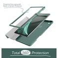 thumbnail image 4 of Suritch Leather Case for Samsung Galaxy Tab S6 Lite 10.4 Inch with Built in Screen Protector and S-Pen Holder, Auto Sleep/Wake, Green, 4 of 7