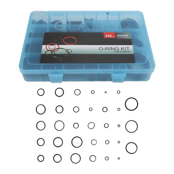 O Ring Assortment Set,376 Pieces Rubber O O Ring Grommets Rubber O Rings Kit Best in its Class