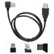 thumbnail image 5 of Cable de datos USB codo a conector macho recto conversión caja de disco duro línea de extensión 1m, 5 of 8