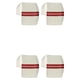 thumbnail image 1 of Sonducket Muñequera Fitness Correa Mano Soporte Banda Compresión Muñequera Blanco + Rojo Blanco+Rojo 2piezas, 1 of 6