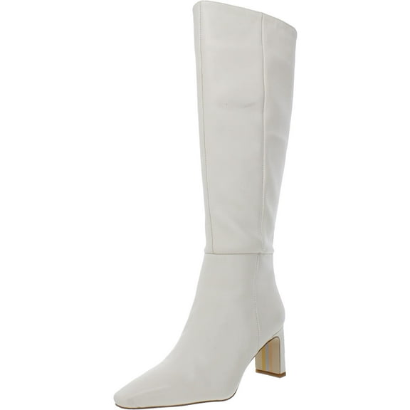 Sam Edelman Women's Sylvia Modern Ivory Knee High Boot 7.5M
