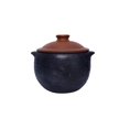 thumbnail image 1 of Clay Handi With Lid For Cooking - Black, 2 Liters | Earthen Pots With Lid, 1 of 4