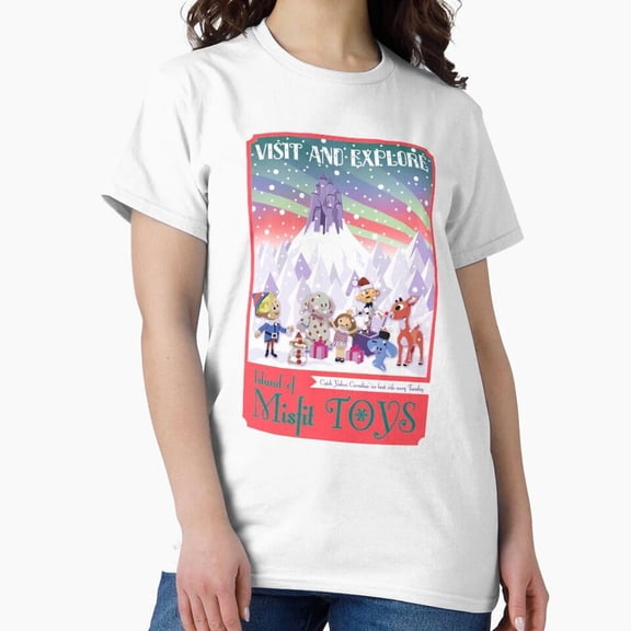 Island Of Misfit Toys Rudolph Vintage Style Travel Unisex T-Shirt up to size 5XL