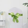 thumbnail image 5 of 15pcs Tie-Free Bow Chair Sashes - Round-Corner PPC Chair Back Decor for Weddings, Hotels & Holidays, Durable Material, Easy to Attach, Enhances Party & Event Decor, Green, 5 of 7