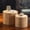 Light Oak, variant on Leumius Set of 2 Nesting Coffee Tables, Round Modern Circle Wooden Accent Side End Tables for Small Space Living Room Bedroom Gray