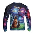 thumbnail image 2 of Happy New Year Mastiff Family Cheer Winter Midnight Firework All Over Print 3D Sweatshirt Unisex Merch Mastiffs Dog Lover Gifts Idea - 02025, 2 of 6