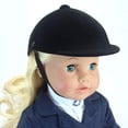 thumbnail image 2 of Sophia's Classic Velvet Horse Riding Helmet for 18" Dolls, Black, 2 of 4