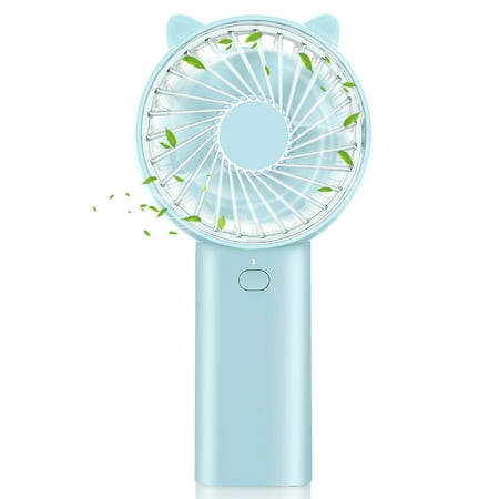 

4 Speeds Mini Handheld Fan Portable Hand Free Fan 4000mAh USB Rechargeable Fan Cute Design for Kids Girls Women Men Outdoor Travel
