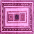 thumbnail image 1 of Ahgly Company Indoor Square Abstract Purple Contemporary Area Rugs, 5' Square, 1 of 4