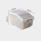thumbnail image 3 of Contenedor de almacenamiento de alimentos Gloria Organizador de despensa dispensador de cereales blanco 10 kg, 3 of 9