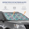 thumbnail image 5 of Uemuo Excavator Printed 2 PCS Car Windshield Sun Shade, Auto Sun Heat and UV Rays Blocker, Foldable Automotive Front Window Sunshade Protector, 5 of 7