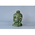thumbnail image 3 of Sowpeace Large Terracotta Buddha Head: Artisan Tabletop Decor for Home Elegance, 3 of 5