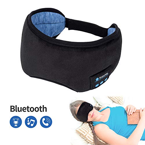 Bluetooth Sleeping Eye Mask Wireless Headphone, Voerou Adjustable Music