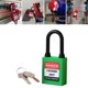 thumbnail image 5 of Canda de bloqueo y etiquetado de seguridad de , llaves electricidad, hidráulica o neumática Grillete de 6 Verde Sunnimix Candados para equipaje, 5 of 7