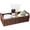 Brown, variant on Homaryx Round Paper Rope Storage Basket Wicker Baskets for Organizing with Handle Decorative Storage Bins for Countertop Toilet Paper Basket for Toilet Tank Top Small Baskets,Black