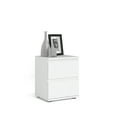 thumbnail image 6 of Tvilum Aurora 2 Drawer Bedroom Nightstand for Adults, White, 6 of 19