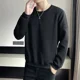 thumbnail image 5 of Sudadera lisa de primera calidad para hombre, camiseta unicolor para hombre, jersey a cuadros, camiseta Y2k, moda Harajuku de invierno, manga larga, talla XL, 5 of 5