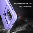 thumbnail image 2 of Dteck Case for Motorola Moto G Pure 2021 Released 6.5 inch, Shockproof With Slide Camera Foldable Kickstand Protective Rugged Cover,Purple, 2 of 11