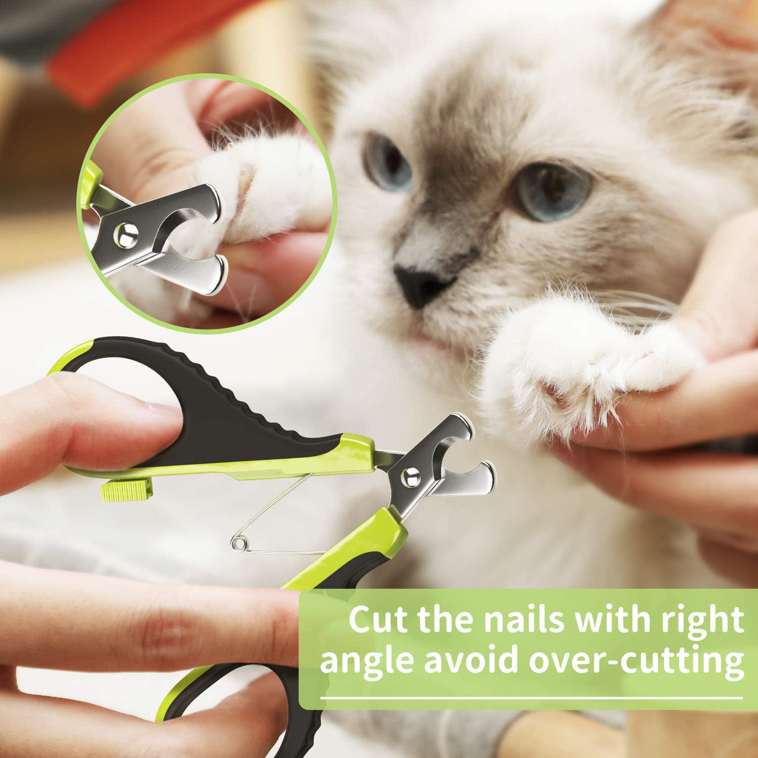 Cat Nail Clippers, Easy to Use Kitten Nail Clipper for Small Puppy, Kitten  and Animals, Professional Pet Nail Trimmer with Sharp Curved Blades and  Sturdy Non Slip Handles | Walmart Canada