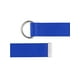 thumbnail image 2 of Cinturón de doble anillo en D para damas, cinturón de lona de color sólido, cinturones ajustables para la cintura, talla única, azul, 2 of 5