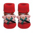 thumbnail image 1 of Calcetines navideños para bebés - Calcetines para niñas - Estilo E para niños de 0 a 12 meses - Zapatos para bebés - Calcetines cálidos antideslizantes para otoño e invierno para niños pequeños, 1 of 3
