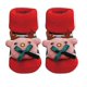 thumbnail image 1 of Calcetines navideños para bebés - Calcetines para niñas - Estilo E para niños de 0 a 12 meses - Zapatos para bebés - Calcetines cálidos antideslizantes para otoño e invierno para niños pequeños, 1 of 3