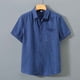 thumbnail image 3 of Ceisia Men's Cotton Linen Blend Short Sleeve Shirt | Solid Color Casual Loose Fit Button Down Top Gifts, 3 of 4