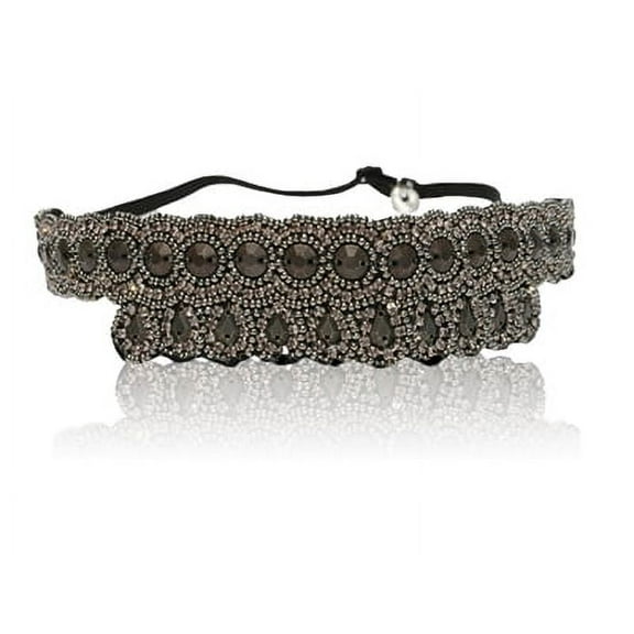 Great Gatsby Headband Art Deco 1920's and Look Sheet on All the Different Ways to Wear Including the Inspired Great Gatsby 20's Looks