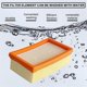 thumbnail image 3 of Replacement Vacuum Cleaner Filter and Dust Bag Set for WD4 WD5 WD6 MV4 MV5 MV6 Models (10PCS), 3 of 5