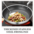 Longlasting and durable stainless steel induction frying pan with