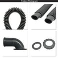 thumbnail image 2 of relayinert Rubber Flexible And Durable Inflator Hoses For Diving Enthusiasts Diving Accessory Corrugated Hoses Black 1 Inch 16 Inch 1Set, 2 of 6